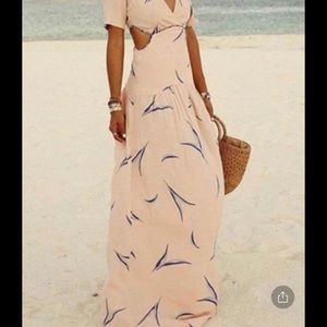 Bohemian Cutout Maxi Dress